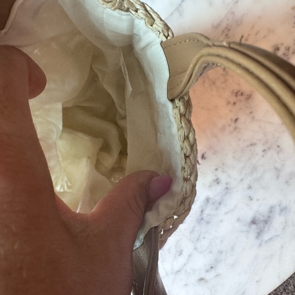 Toddler Straw Tote Bag with Strawberry Embroidery - Picture 4 of 5